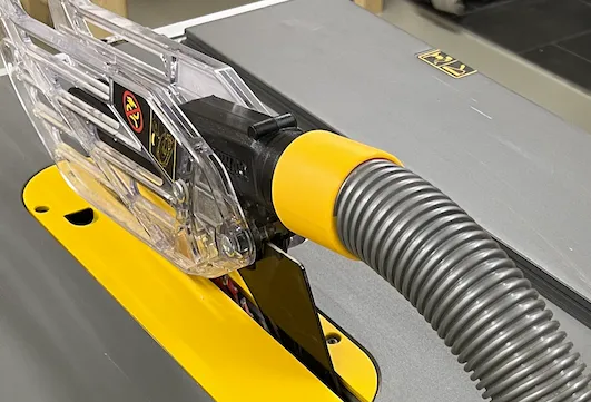 Dust extraction table saw Dewalt 7492 Bosch C35 foto 2