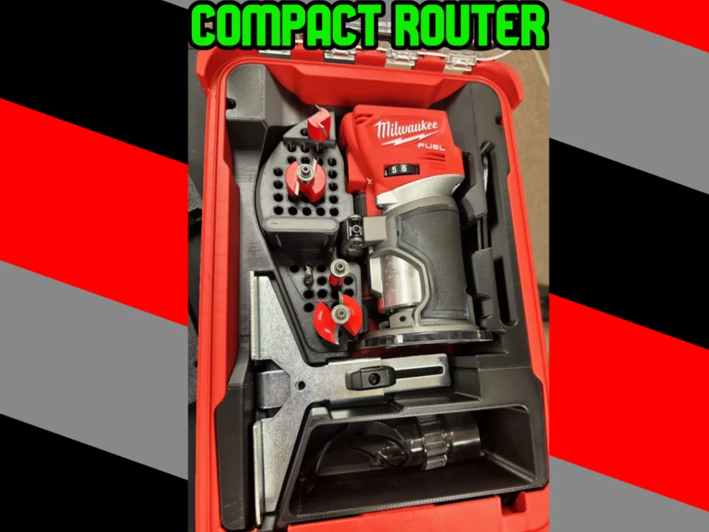 Milwaukee Compact Router Packout Insert