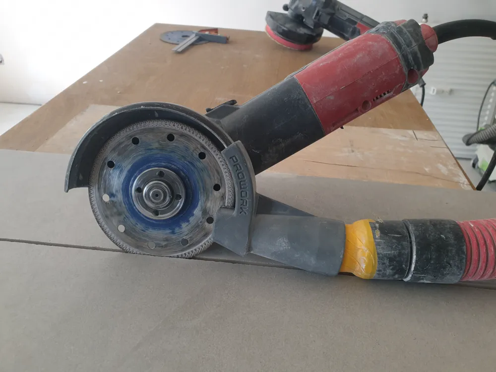 125mm edge angle grinder dust collector attachment foto 1