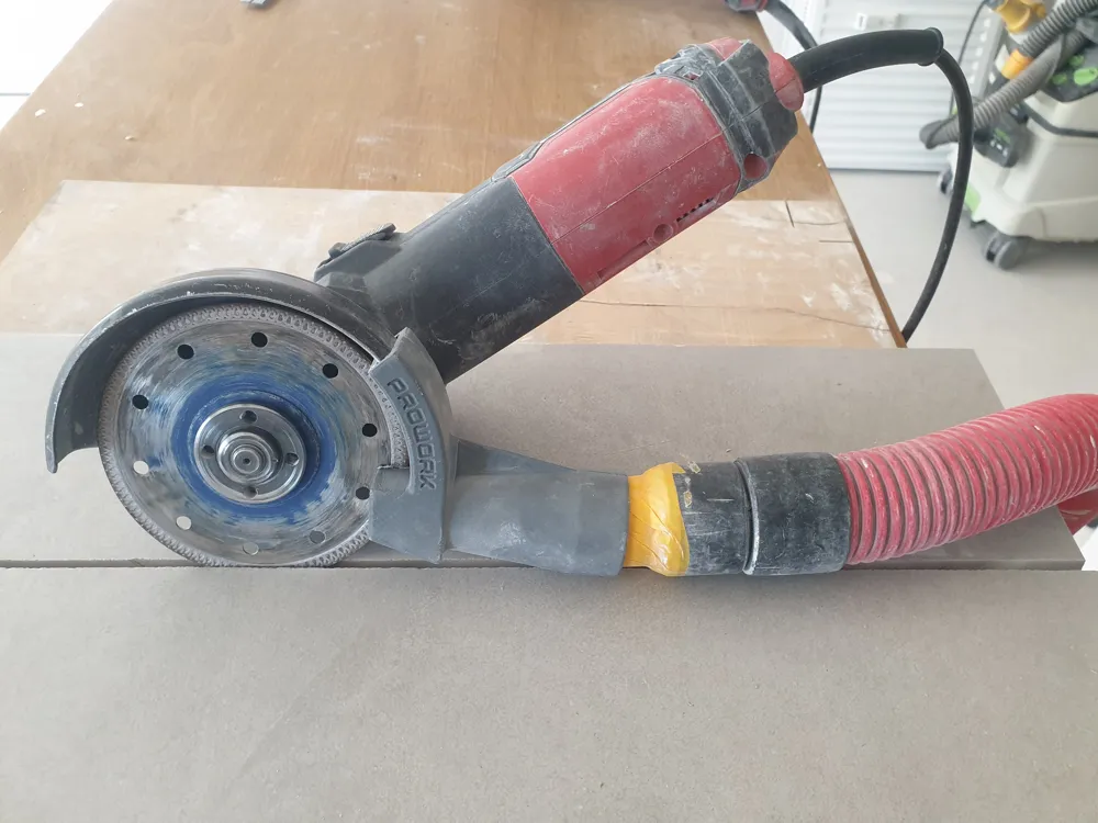 125mm edge angle grinder dust collector attachment foto 2