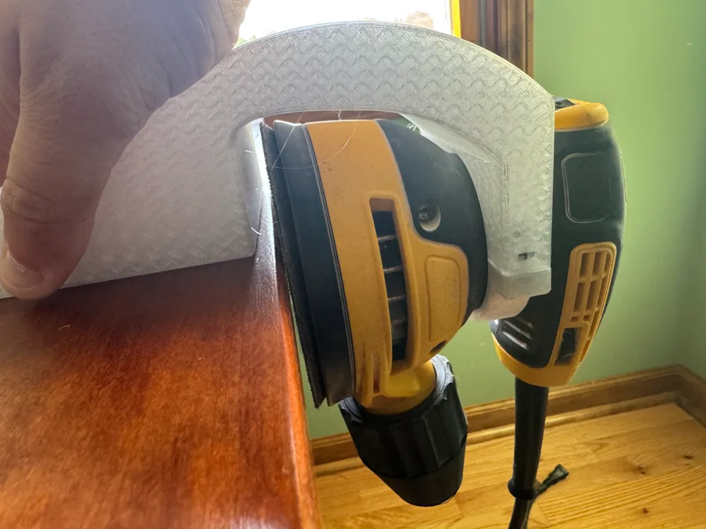 Dewalt Right angle sander guide foto 1