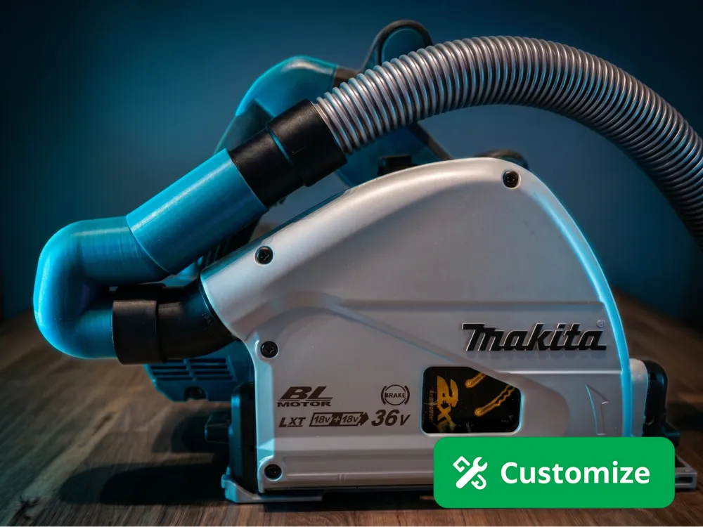 Makita DSP600 Vertical Hose Elbow - Customizable foto 1