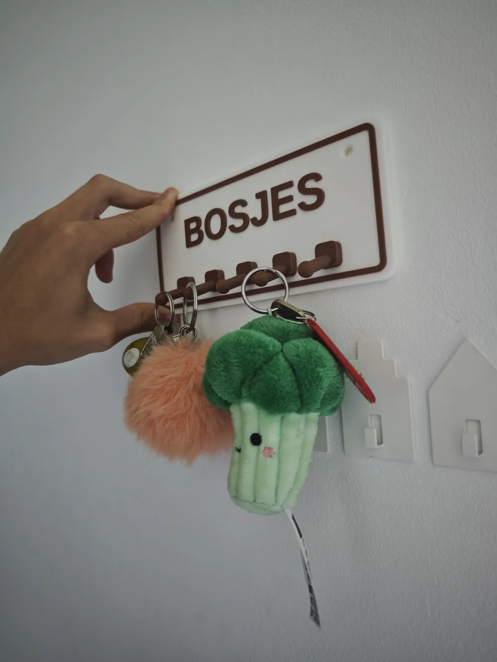Custom Family Key Holder – Personalized Wall Mount foto 2